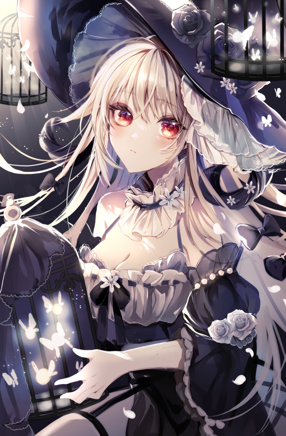 Ichineko Artist Revision Cleavage Dress Garter Witch 977706 Yandere 1748